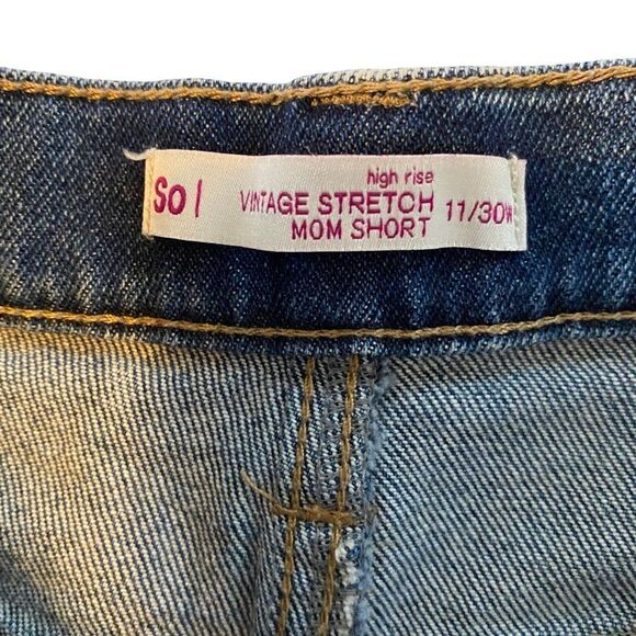 SO High Rise Vintage Stretch Mom Short Sz 11/30W - Picture 7 of 8